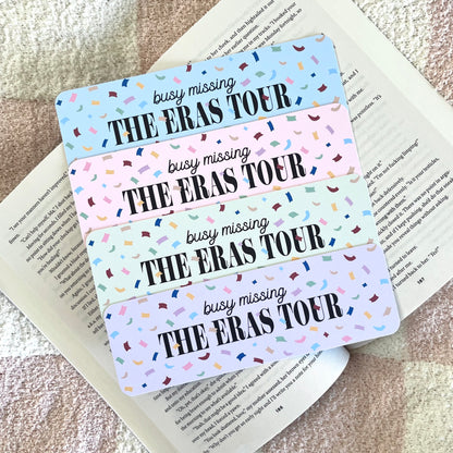 Busy Missing The Eras Tour Bookmark