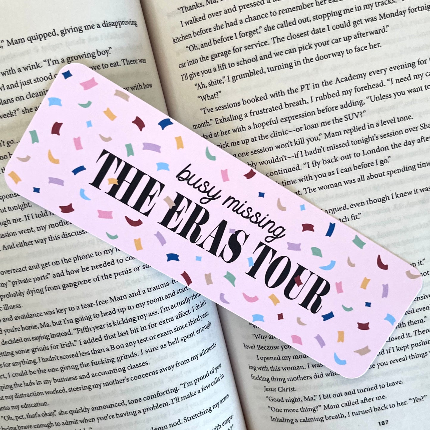 Busy Missing The Eras Tour Bookmark