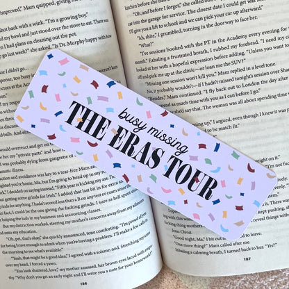 Busy Missing The Eras Tour Bookmark