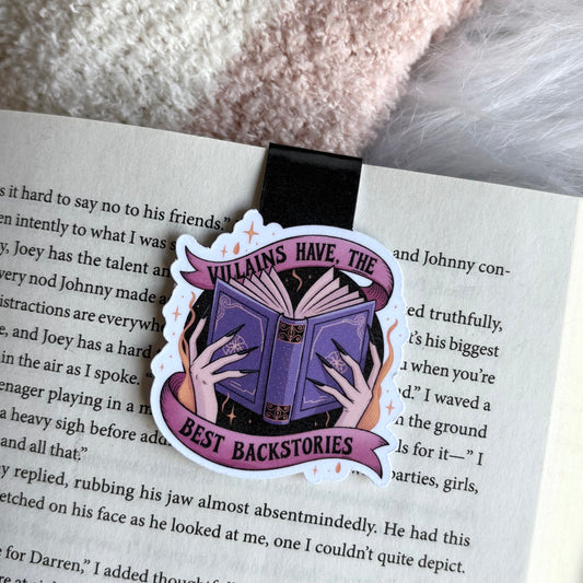 Villains Backstories - Magnetic Bookmark