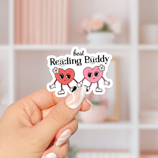 Best Reading Buddy Sticker
