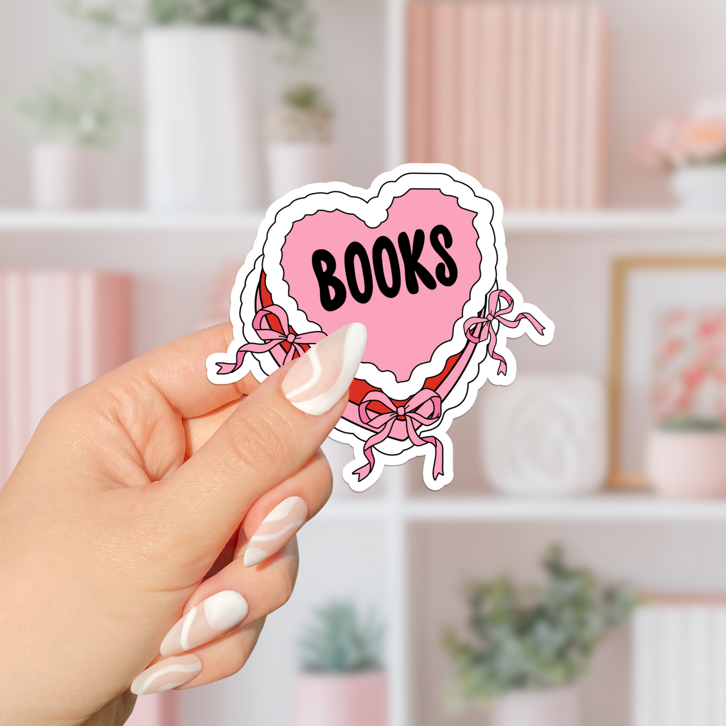 Bookish Cake Sticker