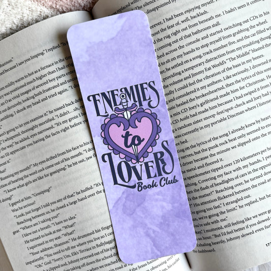 Enemies To Lovers Book Club Bookmark