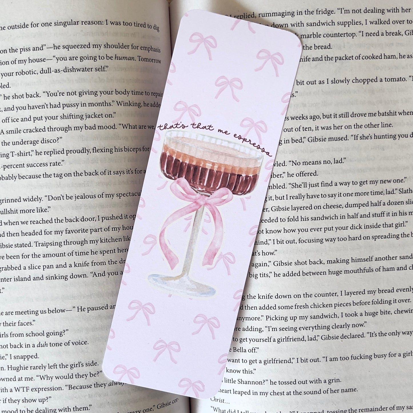 Espresso Martini Bookmark