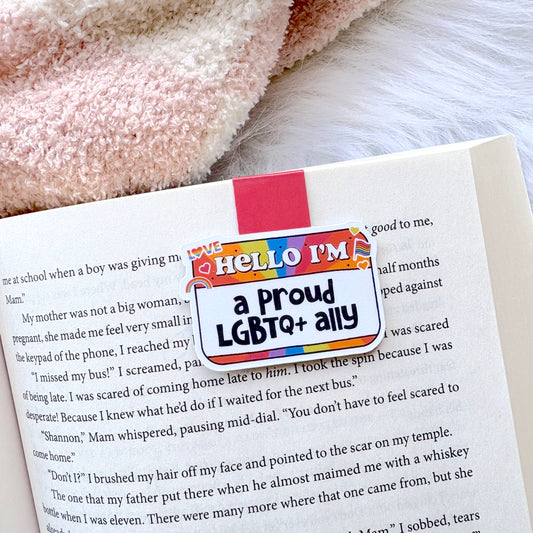 Proud Ally - Magnetic Bookmark (Pride Collection)