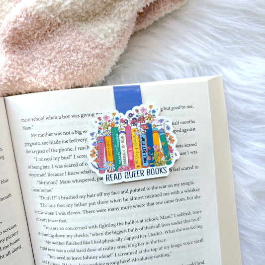 Read Queer Books - Magnetic Bookmark (Pride Collection)