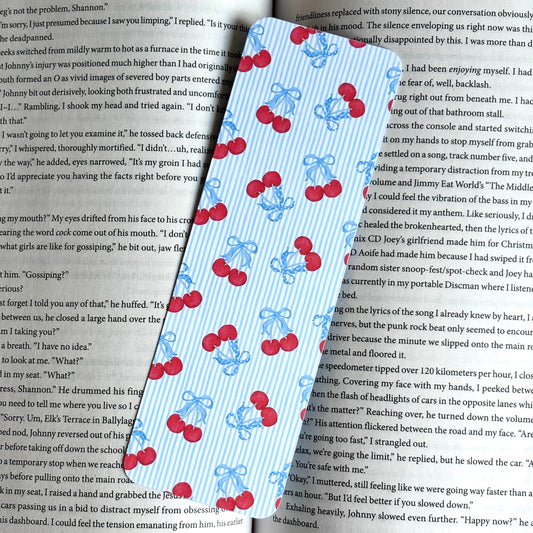 Patriotic Cherries Bookmark