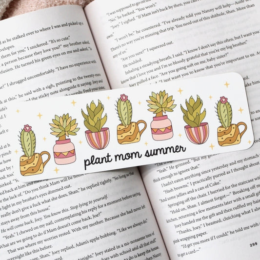 Plant Mom Summer Bookmark