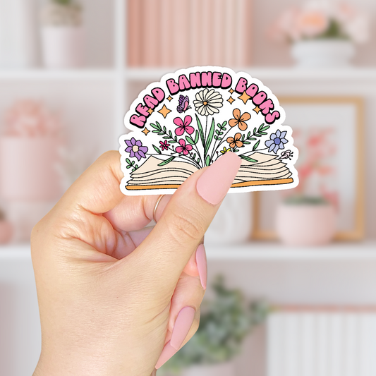 Read Banned Books Sticker