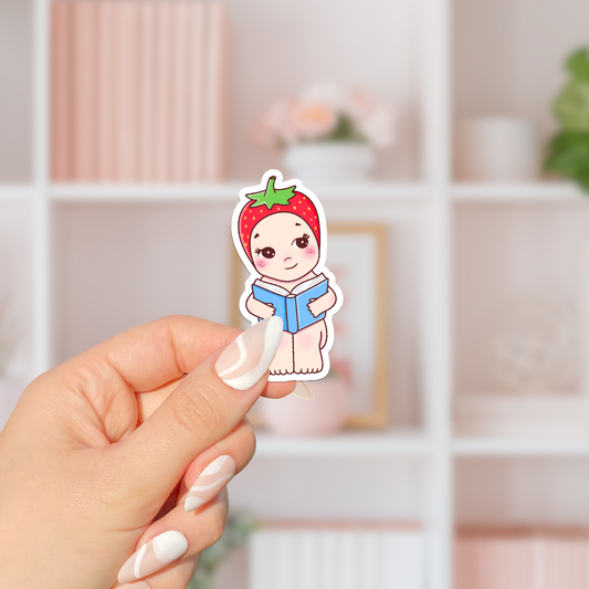 Berry Bookish Sticker (Sonny Angel)