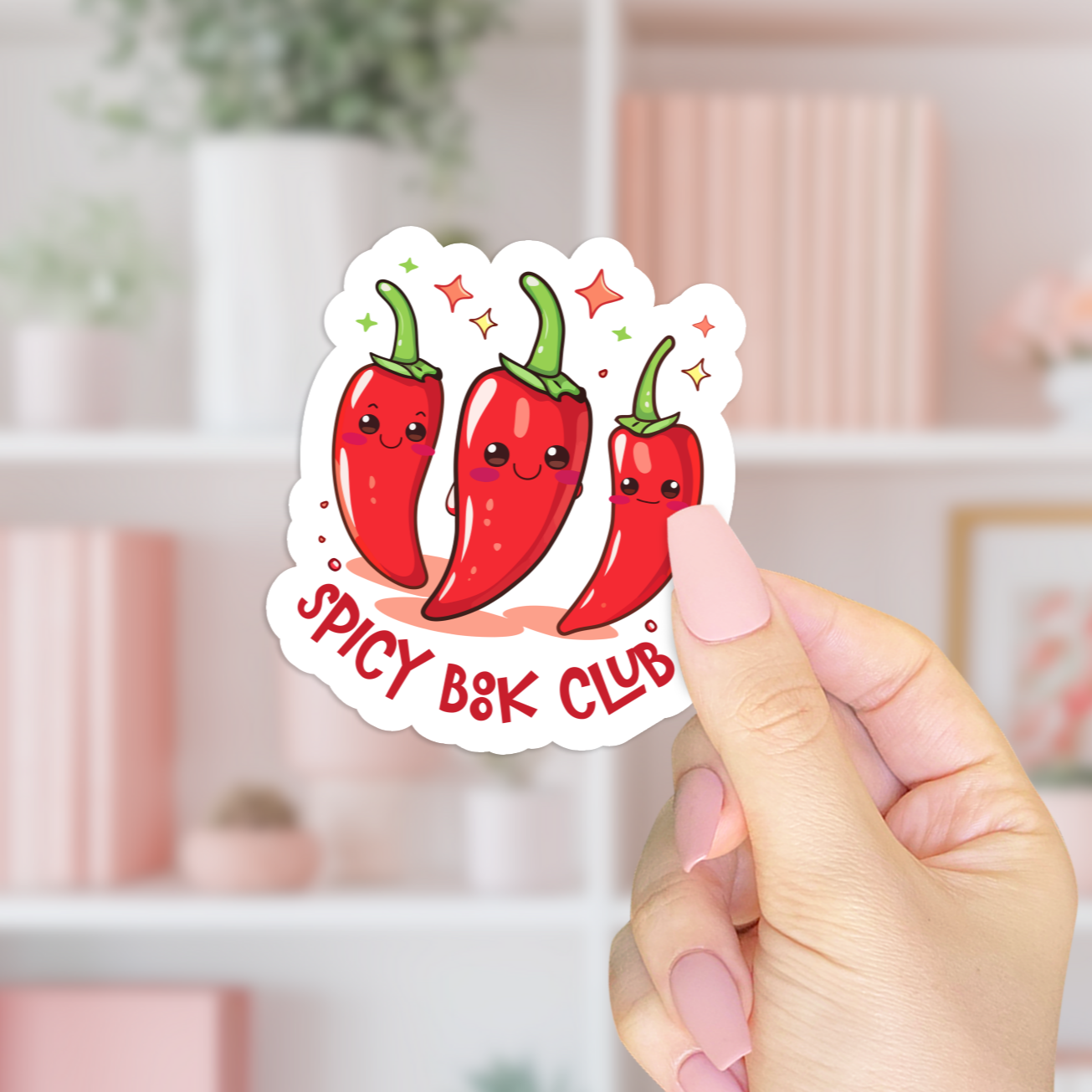 Spicy Book Club Sticker