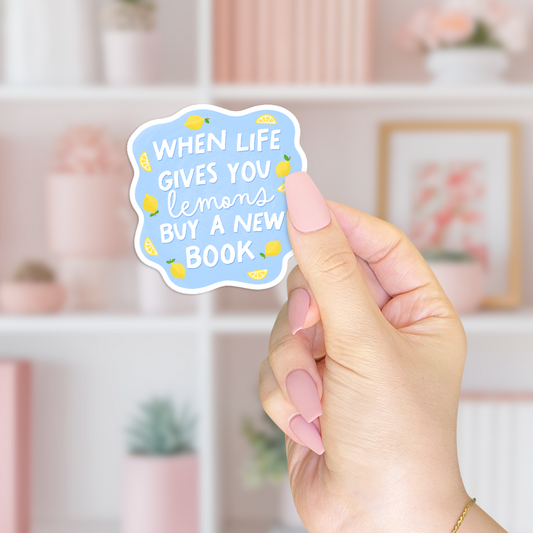 Bookish Lemons Sticker